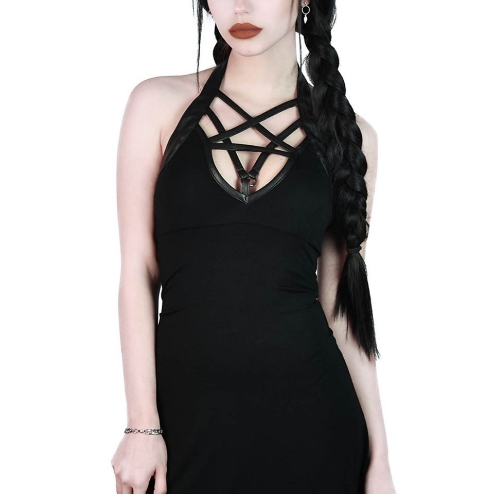 Killstar Harness Ur Power Pentagram Top Musta main image 0