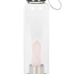 Witch's House — Rose Quartz Purifying Glass Water Bottle