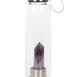 Witch’s House — Amethyst Calming Glass Water Bottle