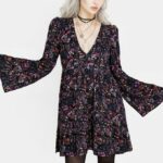 Disturbia — Heliotrope Floral (Mini Smock)