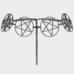 Killstar – Pentagram (Dark Silver)