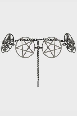 Killstar – Pentagram (Dark Silver)